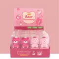 Set temperamatite manuale orso fragola Lotso rosa per studenti in una scatola espositiva - 7242 Temperamatite Orso Fragola Rosa
