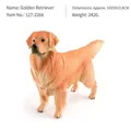 Realistic standing Golden Retriever dog model in light brown finish for home decoration - Golden Retriever (PL127-2266)