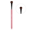 RANCAI E01 großer Lidschattenpinsel aus Pferdehaar mit rosa Griff und Silberzwinge - Rosa Großer E01 Lidschattenpinsel