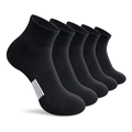 Black mesh low-cut ankle socks with white arch stripes and non-slip breathable design - One Size / Black [Sport]