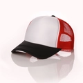 Black White Red Mesh