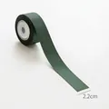 Deep green 2.2cm Christmas ribbon with gold glitter for festive DIY gift wrapping - 2.5cm Dark Green Glitter Satin Ribbon (6 Yards)