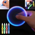 Φωτεινό στυλό fidget spinner με φως LED και λειτουργία στυλό σε τέσσερα ζωηρά χρώματα - Στυλό LED που Περιστρέφεται