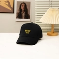 Berretto da baseball nero con ricamo giallo MUST 1972 in cotone twill di qualità - nero e oro