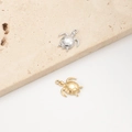 DIY stainless steel sea turtle charms in gold and silver finish for beach necklaces - Sea Turtle Style (2#)