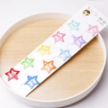 Lot de 10 barrettes étoiles en métal coloré aux tons macaron sucrés pour petites filles - Brillant Lisse (12 pièces/carte)