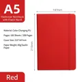 A5 Hardcover with Strap Red