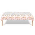 Bohemian style party tablecloth with rainbow and heart patterns for event decorations - Tablecloth