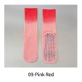 Pink gradient non-slip yoga socks with grip soles for Pilates and fitness - 37-42 / Pink