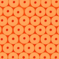 Perline color arancio vibrante in argilla polimerica per gioielli fai-da-te e bracciali - Arancione