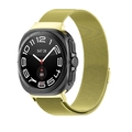Correa milanesa dorada con caja negra para Samsung Galaxy Watch Ultra 47mm - Universal para Watch Ultra/ Ultra2 / Dorado