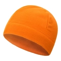 Winter orange fleece beanie for outdoor sports, hiking, and skiing, warm windproof cap - Orange (Standard)