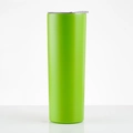 Gobelet isotherme 20oz en acier inoxydable vert uni avec couvercle transparent - 20oz / Vert