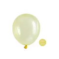 Inflatable crystal yellow latex balloon for birthday party decorations, size 10/12 inch - 5 Inch / 200 Pcs / Crystal Yellow