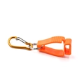 Multifunctional orange glove clip with metal D-ring buckle for outdoor work safety - Orange Upgraded Spring Buckle