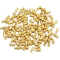 Golden cone-shaped metal charms with top ring loops for DIY jewelry making - Gold Color Water Drop 3x6mm