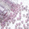 10mm pink purple cracked glass beads with gold foil splatter for DIY jewelry making - M104# Pink [10mm Gold Flecked]
