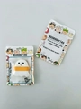 Cute white ghost phone holder with orange stripes in decorative cartoon packaging - Ghost 5 + Packaging Bag