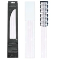 Holographic glitter hair tinsel extensions with 12 clips for easy shiny hair styling - 6 Pieces Set / Protein Pink (6-Piece Set)