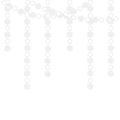 Guirlandes de flocons de neige et pois blancs pour décorations festives de fête murale - Point Blanc + Flocon Blanc (3m)