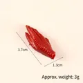 Realistic miniature braised chicken feet model toy for dollhouse decor, 3.7cm length - 3.7cm Small Braised Chicken Claw