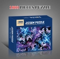 1000 pieces jigsaw puzzle featuring colorful flowers and butterflies theme for adults - Fireworks Butterfly