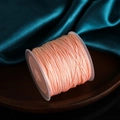0.8mm peach pink braided cord spool for DIY jewelry making and handmade crafts - Lotus Pink