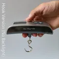Bilancia digitale portatile per bagagli 50kg con gancio in acciaio e schermo LCD semplice - Stile Gancio / Senza Retroilluminazione