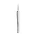 Professional 8-piece silver stainless steel blackhead remover and cell tweezers kit - Unmarked Straight Tweezer (Bulk)