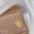 A434 Titanium Steel Chain Copper Pendant