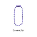 DIY colorful ball chain hanging accessory in light purple for bag decoration - Light Purple