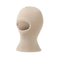 Warm knitted children's balaclava hood in beige finish for winter outdoor activities - Fits about 1-6 years old / Beige