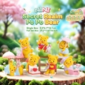 Cute yellow bear figurine from the Secret Realm series with a small pig accessory - -158 Good Baby Bear / Full Set (6pcs)