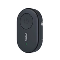 Ultrasonic pest repeller for cats and dogs with matte black finish and LED indicator - Including 1 Battery / Black