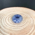 Perla in agata naturale 5mm blu e bianco per creazione braccialetti DIY - Diaspro a Macchie Blu