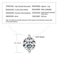 S925 silver necklace with 8mm D-color moissanite pendant in teardrop sapphire style - Mermaid Tears - 2 Carat