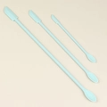 3-piece light blue silicone mini spatulas in long, medium, and short sizes - Light Blue 3-Piece Set