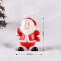 Miniature Santa Claus resin figurine for Christmas decor measuring 3cm by 2.2cm - Santa Claus No. 9