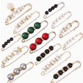 Set di 13 spille decorative con perle colorate per la regolazione dei vestiti - Spilla con Perle Miste Multicolore / Set da 14 pezzi