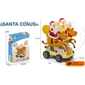DIY 3D wooden Santa Claus sleigh puzzle toy with steam education packaging - Santa Claus