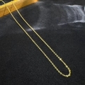 Classic gold finish S925 sterling silver minimalist cross chain necklace for women - Cable Chain / 40+5cm / Gold