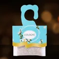Hanging cologne scented sachet for wardrobe with blue hook and plant fragrance - Cologne