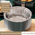 150pcs disposable round aluminum foil liners for 4-4.5L air fryers 20x17x4.5cm - Diameter 20cm (150 Pieces)