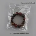 Clear PVC 12x15cm jewelry bag with hanging hole for anti-oxidation storage - With Hole / 12*15cm
