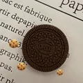 3D realistic Oreo cookie fridge magnet with chocolate texture and embossed logo - Oreo Cookie
