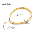 Goldene Schlangenkette aus Edelstahl mit detaillierten Längen- und Gewichtsangaben - Goldene Schlangenkette Choker (NK-202)