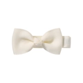 2-inch cream white grosgrain ribbon hair bow clip for girls with fabric-covered alligator base - Cream White (21)