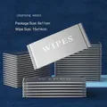 Individually wrapped 15x14cm silver cleaning wipes for business and hotel use - Metallic Silver 6x11 / Silver