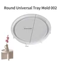 26,6cm runde Silikonform für DIY Untersetzer und dekorative Tabletts aus Epoxidharz - Nr. 2 Rundes Tablett