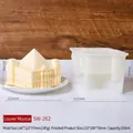 Molde de silicona Pirámide del Louvre para tartas de mousse 3D y helados caseros - Pirámide del Louvre Mousse